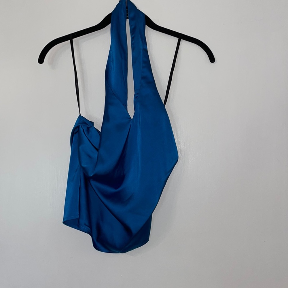 Blue superdown size medium blouse